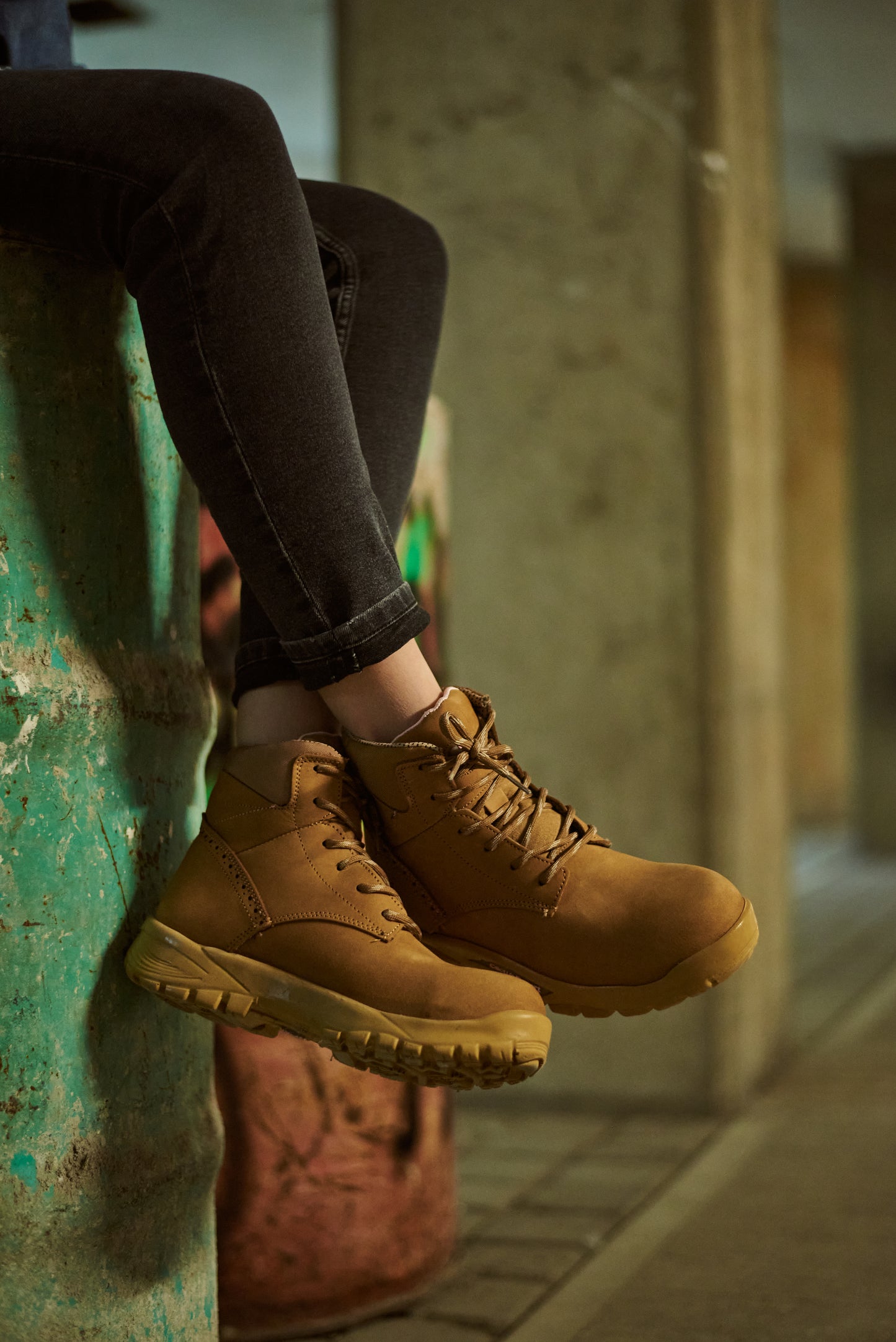 Bota Industrial Mujer Estilo 6923