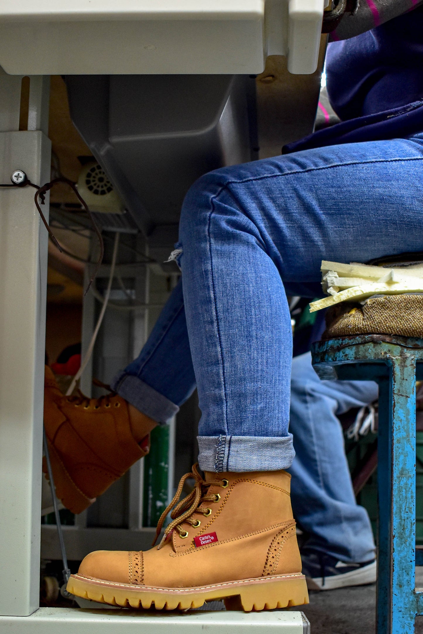 Bota Industrial Mujer Estilo 144