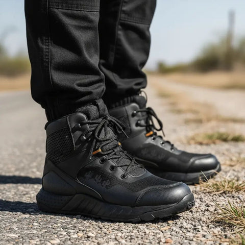 Bota Táctica Hombre Estilo 538 – Piel Genuina, Caña Alta, NOM 113